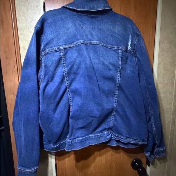 Lane Bryant Dark Blue Jean Jacket - Picture 2 of 2